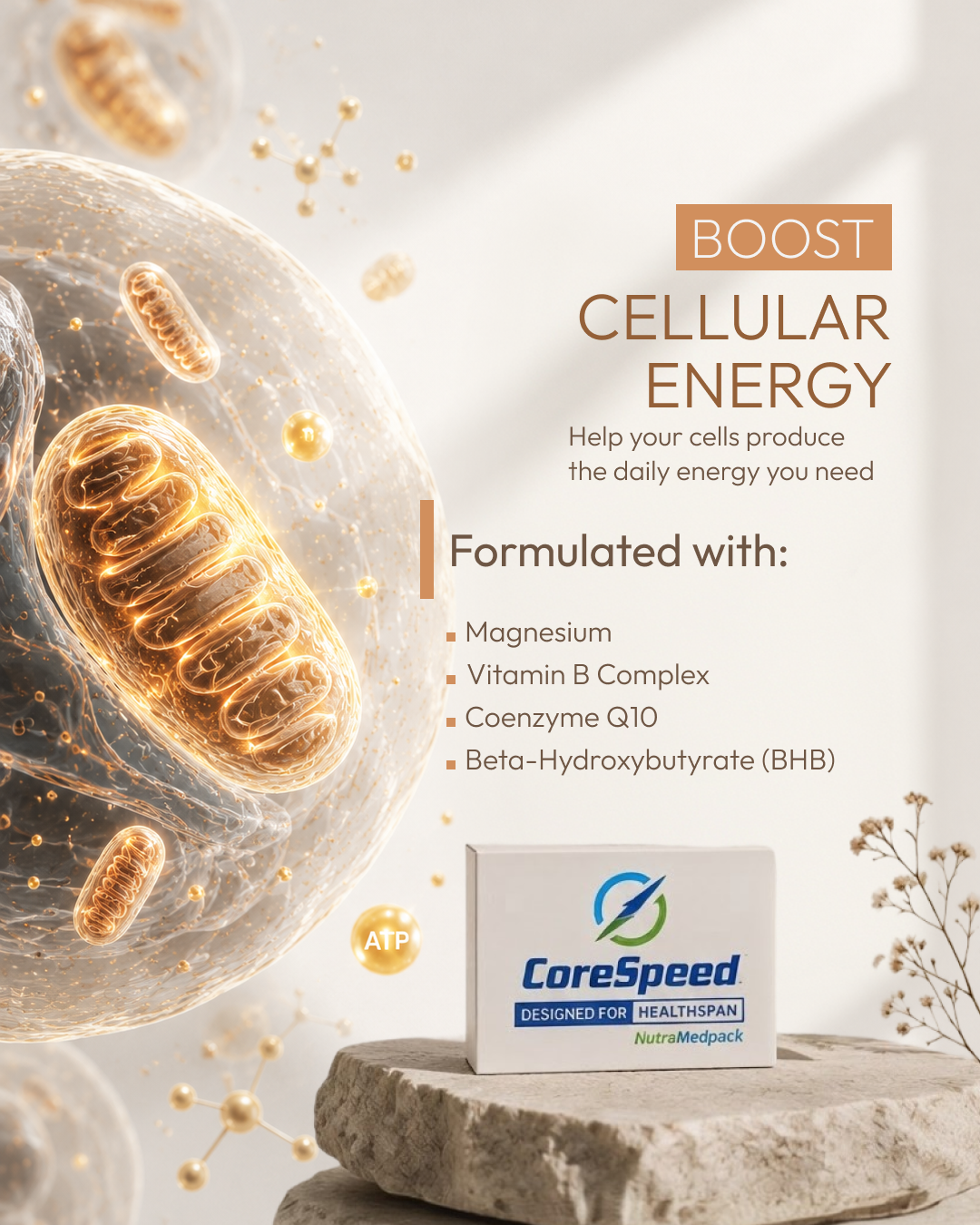 CoreSpeed cellular energy creative